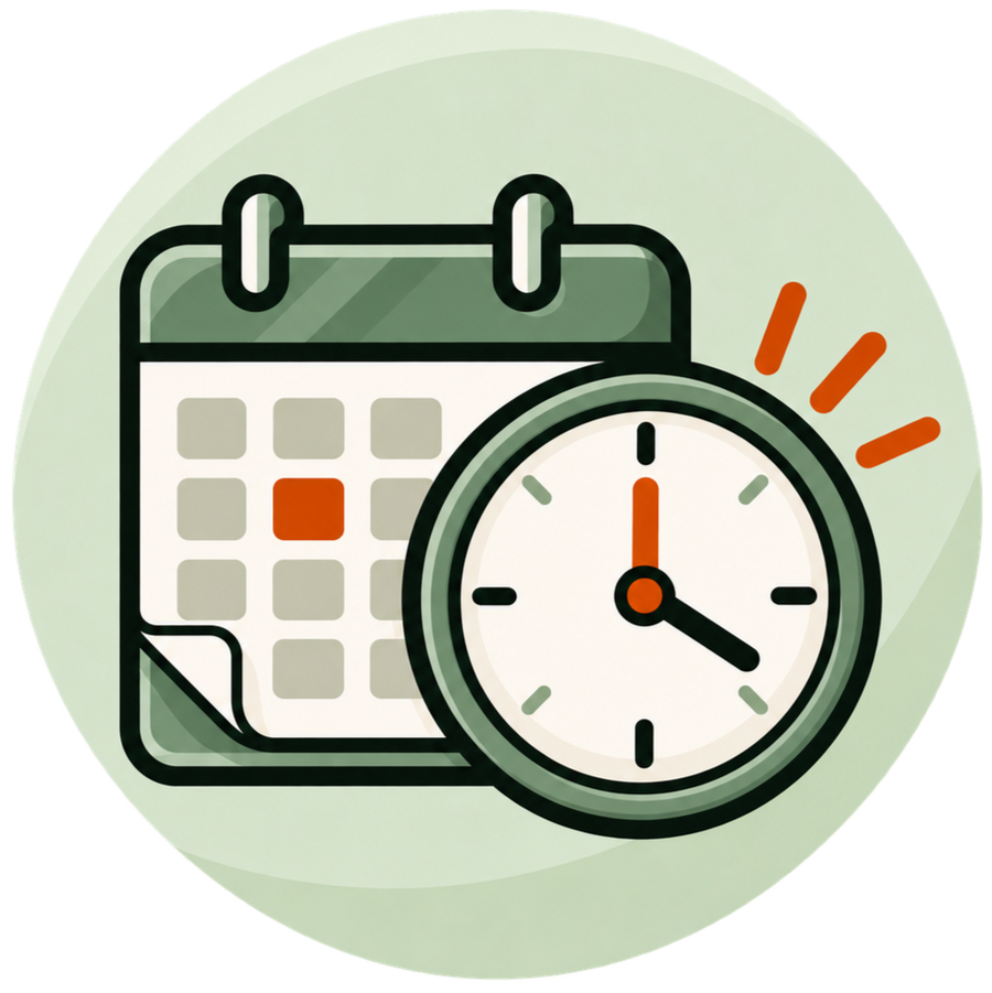 Calendar / Clock Graphic